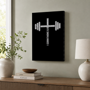 1 Corinthians 6:19 Fitness Christian Wall Art, Inspirational Scripture Poster - Format: Stretched Canvas
