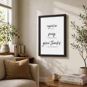 1 Thessalonians 5 Bible Verse Wall Art, Christian Home Decor, Christian Wall Art, Bible Verse Poster, Minimalist Wall Art, Modern Wall Decor, 16x24 UNFRAMED - Format: Black Framed Poster