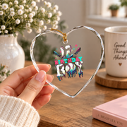 12th Birthday Baseball Ice Cream Drip Celebration Glass Ornament - Material: Heart Glass Ornament