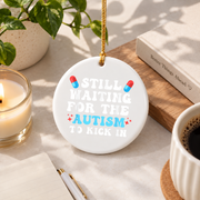 Acetaminophen Awareness Theme Ornament Glass Ornament - Material: Circle Ceramic Ornament