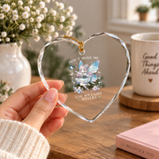 Aesthetic Goth Fairy Fairycore Creative Style Glass Ornament - Material: Heart Glass Ornament