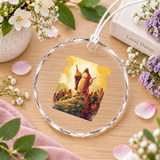 Apostle Disciple Jesus Catholic Glass Ornament - Material: Circle Glass Ornament