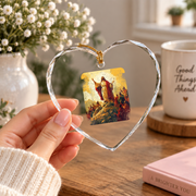 Apostle Disciple Jesus Catholic Glass Ornament - Material: Heart Glass Ornament