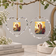 Apostle Disciple Jesus Catholic Glass Ornament - Material: Heart Glass Ornament