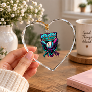 Baseball Ice Cream Drip Creative Gift Glass Ornament - Material: Heart Glass Ornament