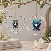 Baseball Ice Cream Drip Creative Gift Glass Ornament - Material: Heart Glass Ornament
