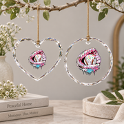 Baseball Softball Glove Ice Cream Drip Glass Ornament - Material: Heart Glass Ornament
