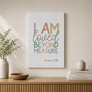 Bible Verse Girls Room Wall Art Trio, Christian Nursery Posters - Format: Stretched Canvas