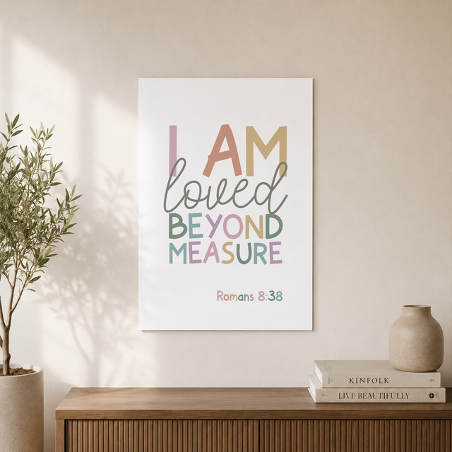 Bible Verse Girls Room Wall Art Trio, Christian Nursery Posters - Format: Unframed Paper Poster