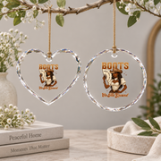 Black History Boots On The Ground Cowgirl Glass Ornament - Material: Heart Glass Ornament