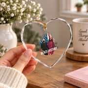 Black History Month Inspirational Leader Glass Ornament - Material: Heart Glass Ornament