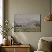 Bless The Lord Christian Wall Art, Vintage Bible Verse Scripture Poster - Format: Unframed Paper Poster