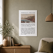 Christian Wall Art, Christian Serenity Prayer, Landscape Christian Poster Print, Bible Verse Wall Art, Christian Merch Wall Art, Modern Wall Decor, 16x24 UNFRAMED - Format: Unframed Paper Poster