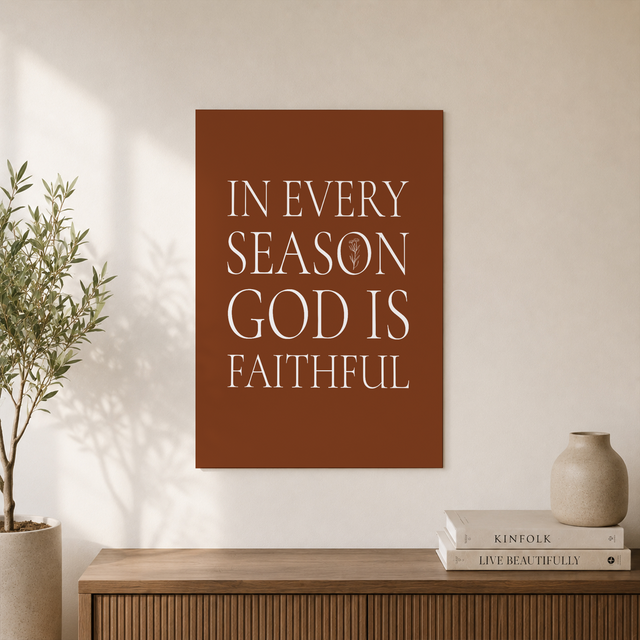 Christian Wall Art Rust Orange Bible Verse Wall Art, Rustic Fall Decor, Minimalist Floral Print, Aesthetic Thanksgiving Home Decor Wall Art, Modern Wall Decor, 12x18 UNFRAMED - Format: Unframed Paper Poster
