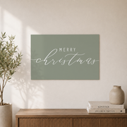Christmas Guest Check Wall Art Trendy Holiday Poster Aesthetic Red Xmas Decor Cute Festive Print Unframed - Format: Unframed Paper Poster