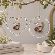 Coffee Lover Slow Brewing Pour Over Enthusiast Glass Ornament - Material: Heart Glass Ornament