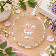 Cupcake Cookie Baking Crew Gift For Bakers Kitchen Decoration Glass Ornament - Material: Circle Glass Ornament