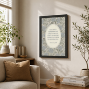 Deuteronomy 8:18 Christian Wall Art, Wealth And Provision Scripture Poster - Format: Black Framed Poster