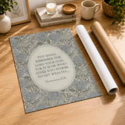 Deuteronomy 8:18 Christian Wall Art, Wealth And Provision Scripture Poster - Format: Rolled Canvas