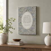 Deuteronomy 8:18 Christian Wall Art, Wealth And Provision Scripture Poster - Format: Stretched Canvas