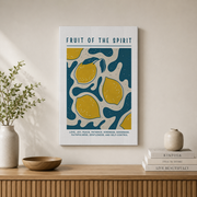 DOPAPRINT Fruit Of The Spirit Wall Art, Trendy Room Decor, Christian Home Decor, Bible Verse Wall Art, Henri Matisse Lemon Art Wall Art, Modern Wall Decor NO FRAMED POSTER, Wall Art - Format: Stretched Canvas