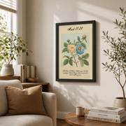 DOPAPRINT Mark 11:24 Prayer Bible Verse Wall Art Roses Flower Scripture Art Print Christian Faith Botanical Floral Poster Poster NO FRAMED POSTER, Wall Art - Format: Black Framed Poster