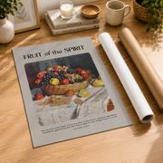 Dopaprint UNFRAMED PAPER POSTER Fruit Of The Spirit Scripture Wall Art Christian Wall Decor Christian Bible Verse Wall Art Catholic Gift Wall Art, Modern Wall Decor Art - Format: Rolled Canvas
