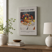Dopaprint UNFRAMED PAPER POSTER Fruit Of The Spirit Scripture Wall Art Christian Wall Decor Christian Bible Verse Wall Art Catholic Gift Wall Art, Modern Wall Decor Art - Format: Stretched Canvas