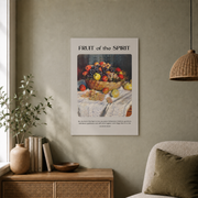 Dopaprint UNFRAMED PAPER POSTER Fruit Of The Spirit Scripture Wall Art Christian Wall Decor Christian Bible Verse Wall Art Catholic Gift Wall Art, Modern Wall Decor Art - Format: Unframed Paper Poster