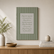 Doxology Christian Wall Art, Spring Nursery Scripture Poster - Format: Stretched Canvas