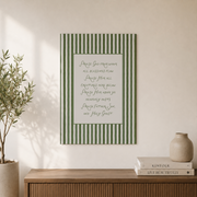 Doxology Christian Wall Art, Spring Nursery Scripture Poster - Format: Unframed Paper Poster