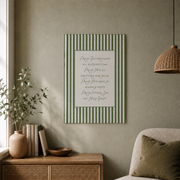 Doxology Christian Wall Art, Spring Nursery Scripture Poster - Format: Unframed Paper Poster