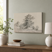 Ephesians 3:17 Rooted And Grounded In Love Christian Wall Art Poster - Format: Stretched Canvas