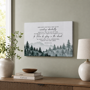 Ephesians 3:20-21 Bible Verse Wall Art Now To Him Scripture Sign Print Art NO FRAMED POSTER - Format: Stretched Canvas