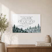 Ephesians 3:20-21 Bible Verse Wall Art Now To Him Scripture Sign Print Art NO FRAMED POSTER - Format: Unframed Paper Poster