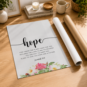 Faith Hope Love Scripture Wall Art Trio, Christian Home Decor Prints - Format: Rolled Canvas
