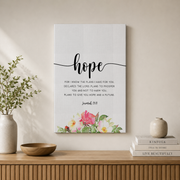 Faith Hope Love Scripture Wall Art Trio, Christian Home Decor Prints - Format: Stretched Canvas