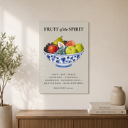 Fruit Of The Spirit, Christian Wall Art, Chinoiserie Wall Art, Bible Verse Poster Gift, Art, Trendy Apartment Kitchen Decor Wall Art, Modern Wall Decor, 16x24 UNFRAMED - Format: Unframed Paper Poster