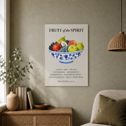 Fruit Of The Spirit, Christian Wall Art, Chinoiserie Wall Art, Bible Verse Poster Gift, Art, Trendy Apartment Kitchen Decor Wall Art, Modern Wall Decor, 16x24 UNFRAMED - Format: Unframed Paper Poster