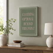 Funny Bathroom Wall Art Pink Green Retro Typography Poster Y2K Aesthetic Feminine Room Deco - Format: Stretched Canvas
