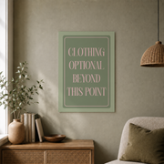 Funny Bathroom Wall Art Pink Green Retro Typography Poster Y2K Aesthetic Feminine Room Deco - Format: Unframed Paper Poster