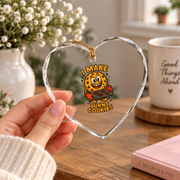 Funny Burnt Cookie Baking Gift For Cookie Lovers Kitchen Decoration Glass Ornament - Material: Heart Glass Ornament