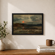 Give Me Jesus Christian Wall Art, Minimalist Hymn and Scripture Poster - Format: Black Framed Poster
