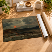 Give Me Jesus Christian Wall Art, Minimalist Hymn and Scripture Poster - Format: Rolled Canvas