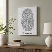 God?S Fingerprint Christian Thumbprint Art ? Jesus Bible Verse Wall Print Poster Wall Art, Modern Wall Decor For Living Room Bedroom, Wall Art, 24x36 UNFRAMED - Format: Stretched Canvas