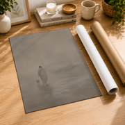 Good Shepherd Christian Wall Art, Jesus Leaves The 99 Minimalist Poster - Format: Rolled Canvas