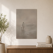 Good Shepherd Christian Wall Art, Jesus Leaves The 99 Minimalist Poster - Format: Unframed Paper Poster