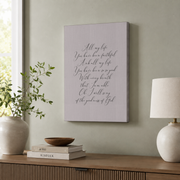 Goodness Of God Christian Scripture Wall Art, Vintage Faith Poster - Format: Stretched Canvas