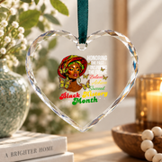 Honoring Past Inspiring Future Glass Ornament - Material: Heart Glass Ornament