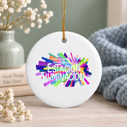 Illumination Station VBS Christian Faith Glass Ornament - Material: Circle Ceramic Ornament